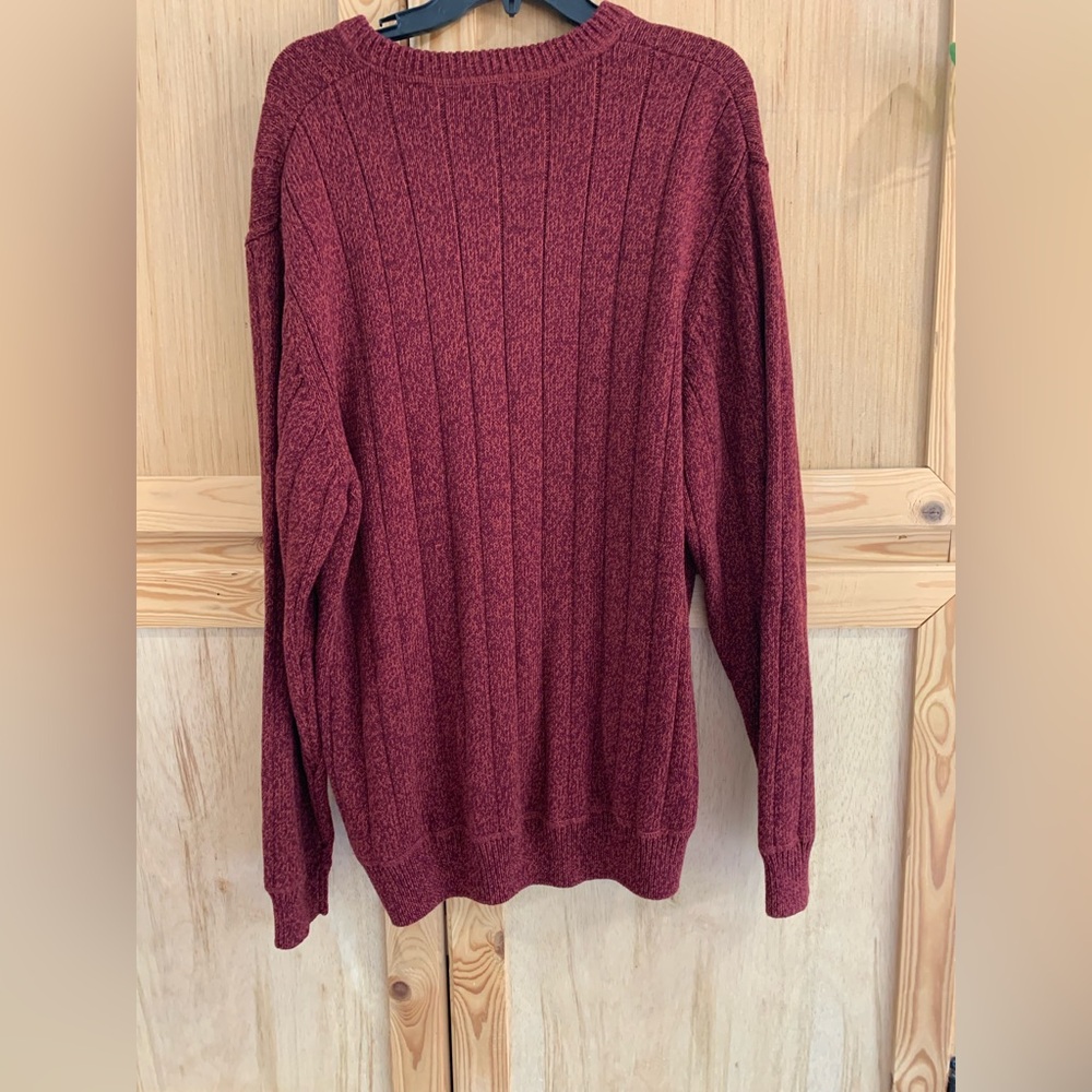 Dockers New W/Tags Maroon Cotton Pullover Sweater Sz XXL - Picture 4 of 4